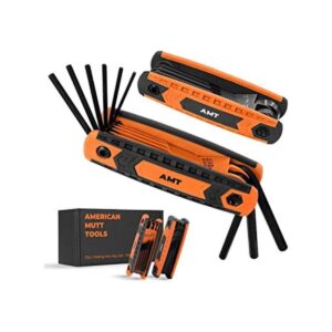 AMERICAN MUTT TOOLS Juego de llaves Allen plegables de 17_1