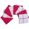 AMOUR INFINI Juego de 8 paños de rizo para platos de 12 x_2