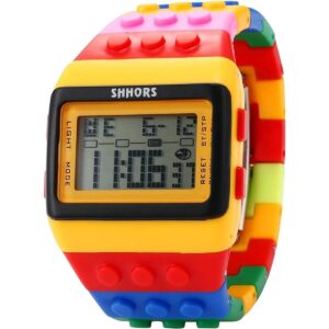 AMPM24 LCD digital alarma señora hombres bloque