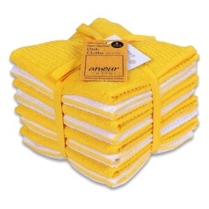 AMOUR INFINI Juego de 8 paños de rizo 12 x 12 pulgadas_1