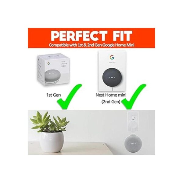 AMORTEK Soporte de pared para Google Nest Mini Home Mini_2
