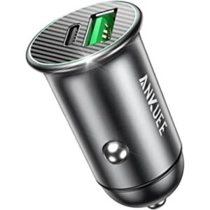 ANKUEE Adaptador de cargador de coche USBC doble puertos_1