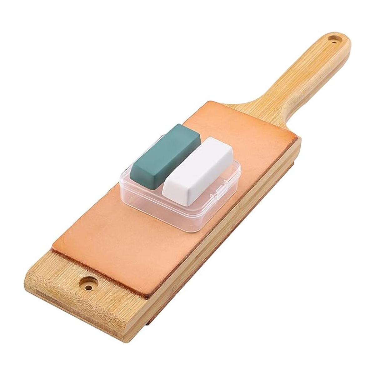 ANGERSTONE Kit de cuero de doble cara 14.3 x 3 pulgadas