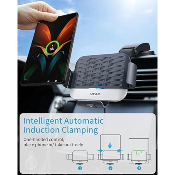 ANPULES Cargador inalámbrico de coche para Galaxy Z Fold_3