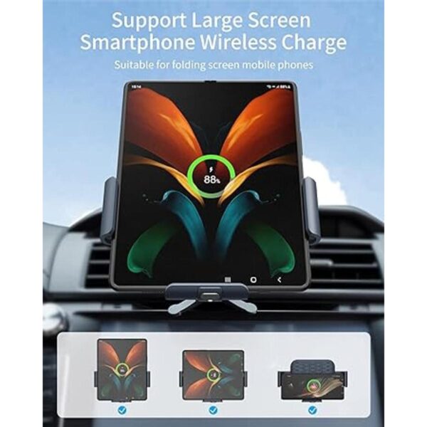ANPULES Cargador inalámbrico de coche para Galaxy Z Fold_2