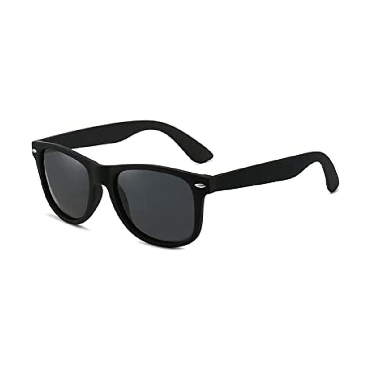 ANRRI Gafas de sol cuadradas clásicas con espejo