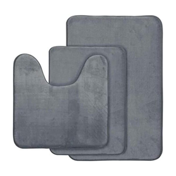 AOACreations Juego de 3 alfombrillas de baño de espuma