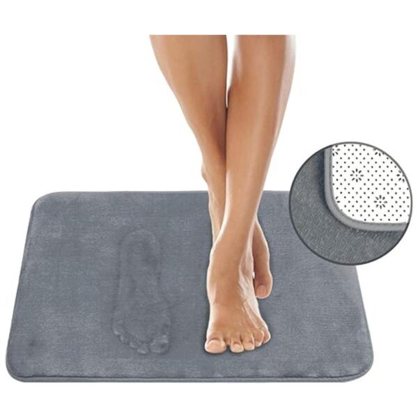 AOACreations Juego de 3 alfombrillas de baño de espuma