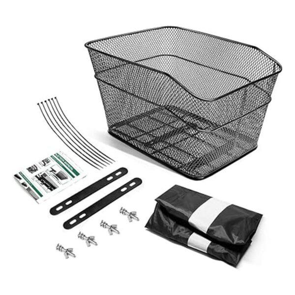 ANZOME Cesta trasera para bicicleta Soporte de soporte_5