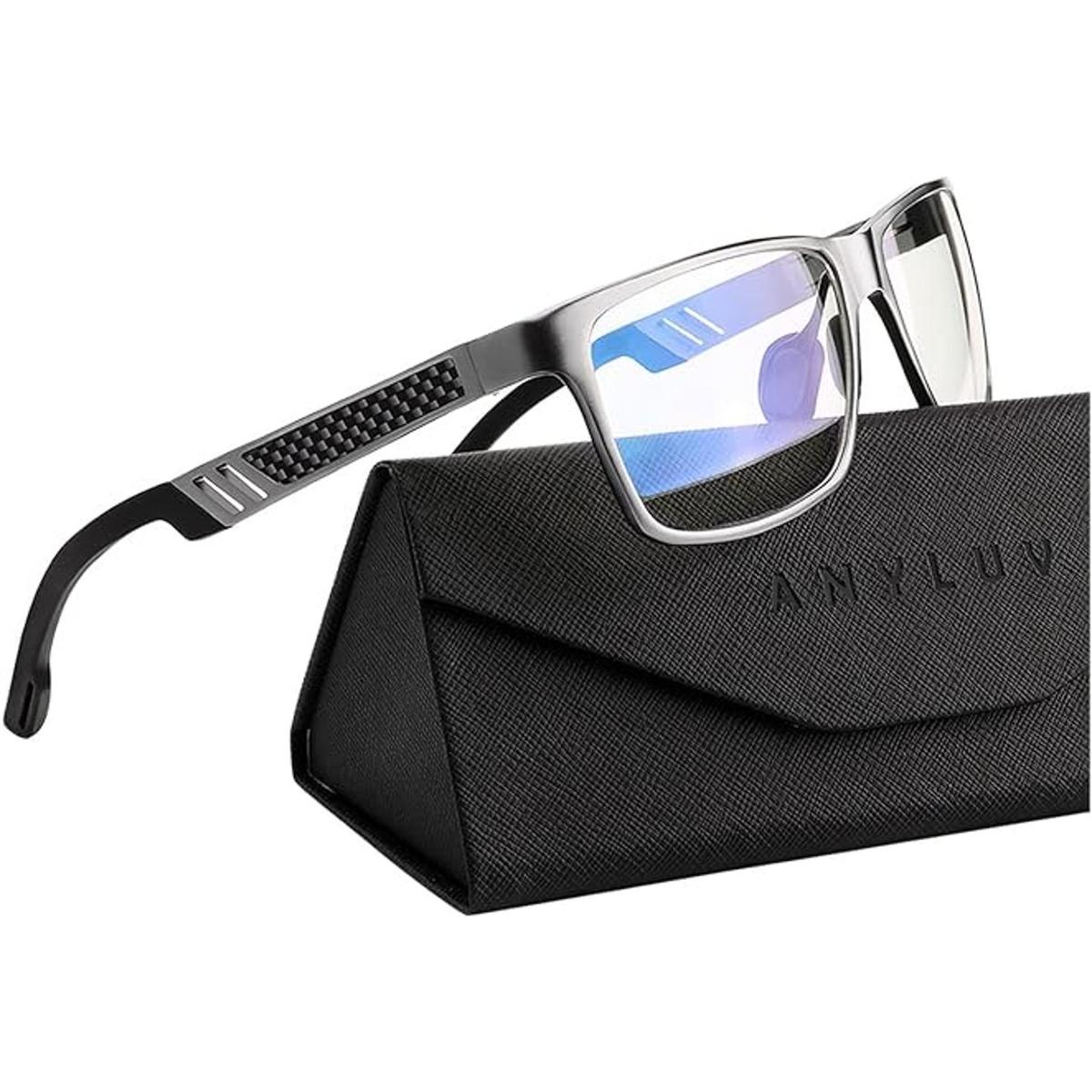 ANYLUV Gafas de bloqueo de luz azul para hombre gafas de