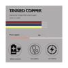 AOTOINK Cable eléctrico LED RGBCCT de 32.8 ft calibre 22_2