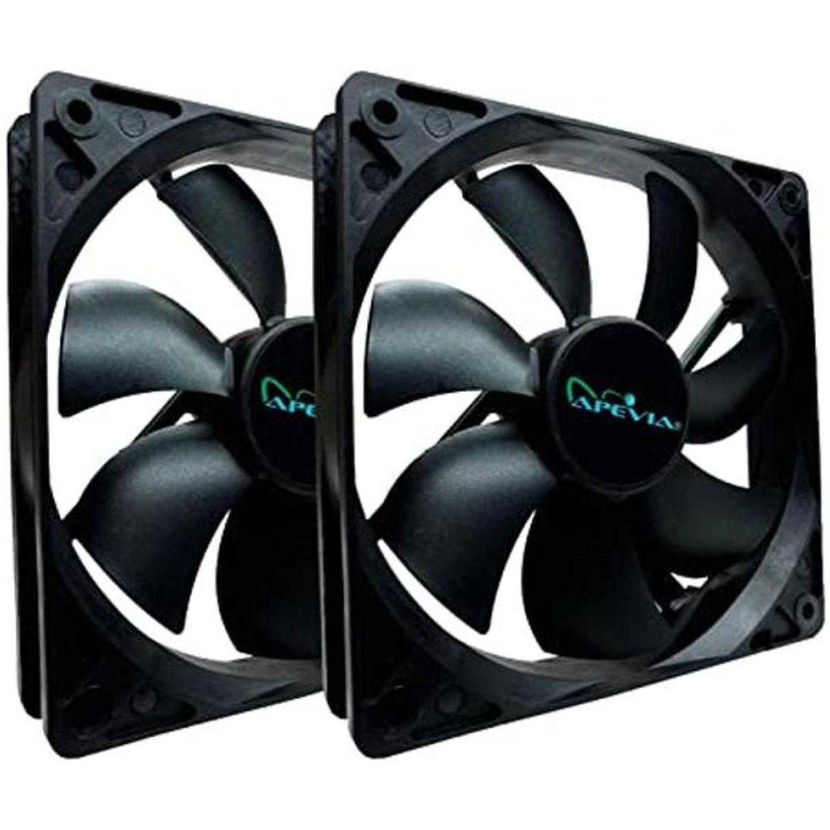 APEVIA AF212SBK Ventilador de carcasa para placa base