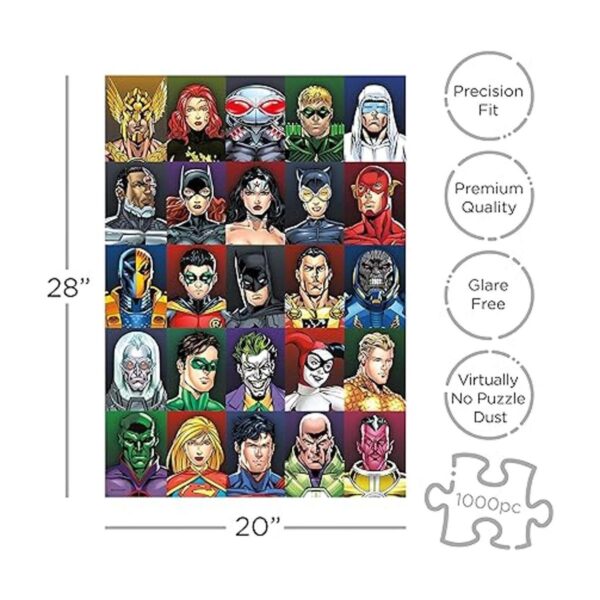 AQUARIUS DC Comics Rompecabezas de caras fundidas_2