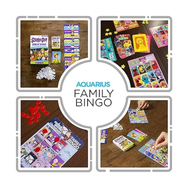 AQUARIUS Juego de bingo familiar ScoobyDoo_4