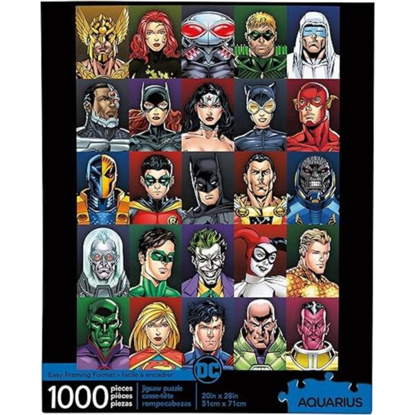 AQUARIUS DC Comics Rompecabezas de caras fundidas_1