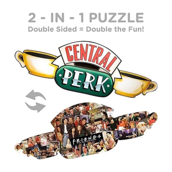 AQUARIUS Friends Central Perk Puzzle 600 piezas en forma_2