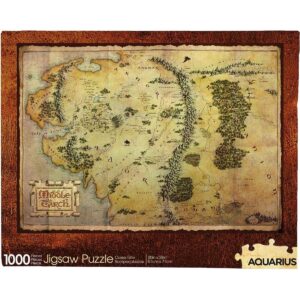 AQUARIUS The Hobbit Puzzle de mapa rompecabezas de 1000_1