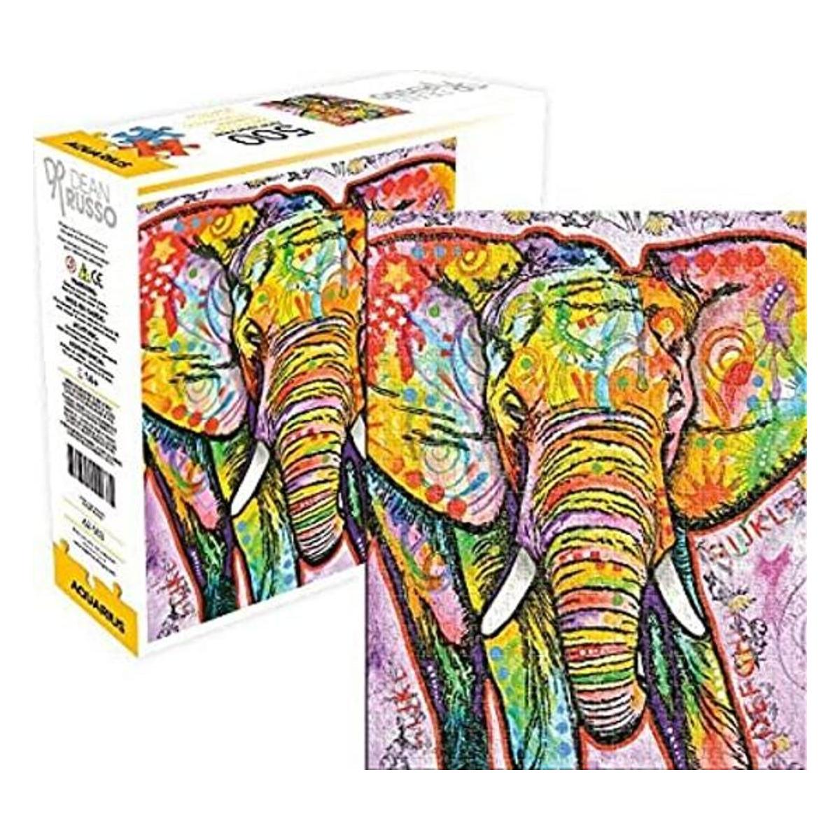AQUARIUS Dean Russo Puzzle de elefante rompecabezas de