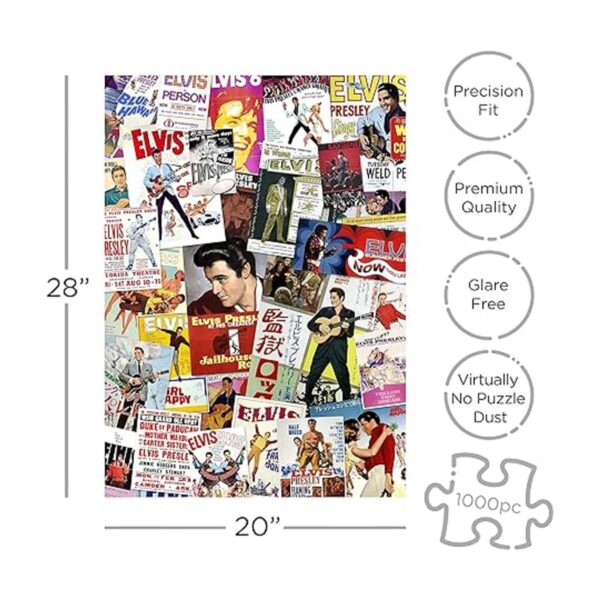AQUARIUS Elvis Movie Poster Collage Puzzle rompecabezas_2