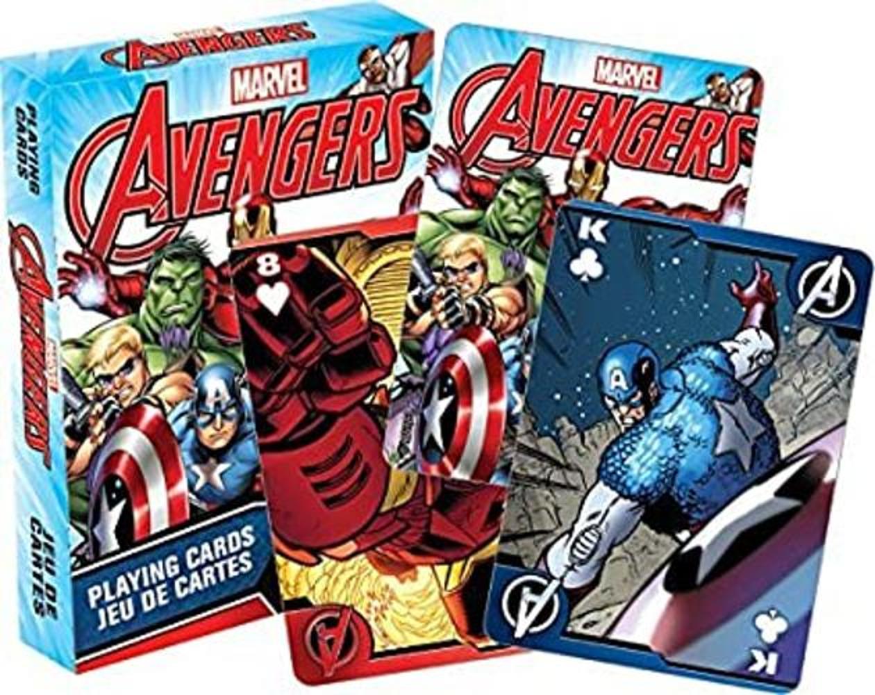 AQUARIUS Marvel Avengers Baraja de cartas con temática de