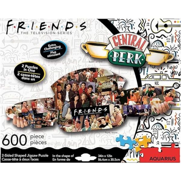 AQUARIUS Friends Central Perk Puzzle 600 piezas en forma_3