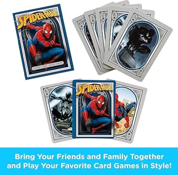AQUARIUS Marvel SpiderMan Baraja de cartas con temática_2