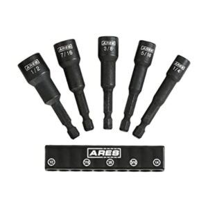 ARES 70028 Juego de tuercas magnéticas de impacto SAE