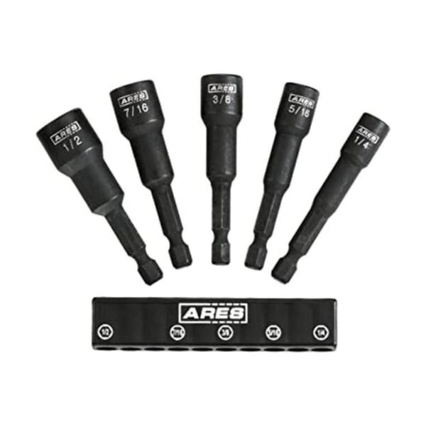 ARES 70028 Juego de tuercas magnéticas de impacto SAE