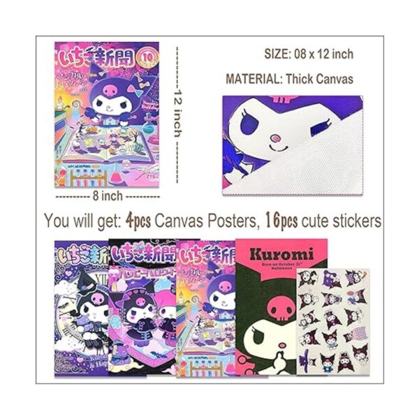 ARTBIZ Kawai Pósteres de anime bonitos lienzos para_2