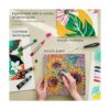 ARTEZA Bloc de lienzo plegable de papel acrílico 9.5 x_4