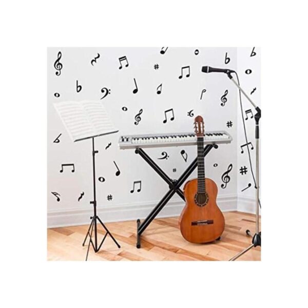 ARTTOP Calcomanías de pared para notas musicales notas