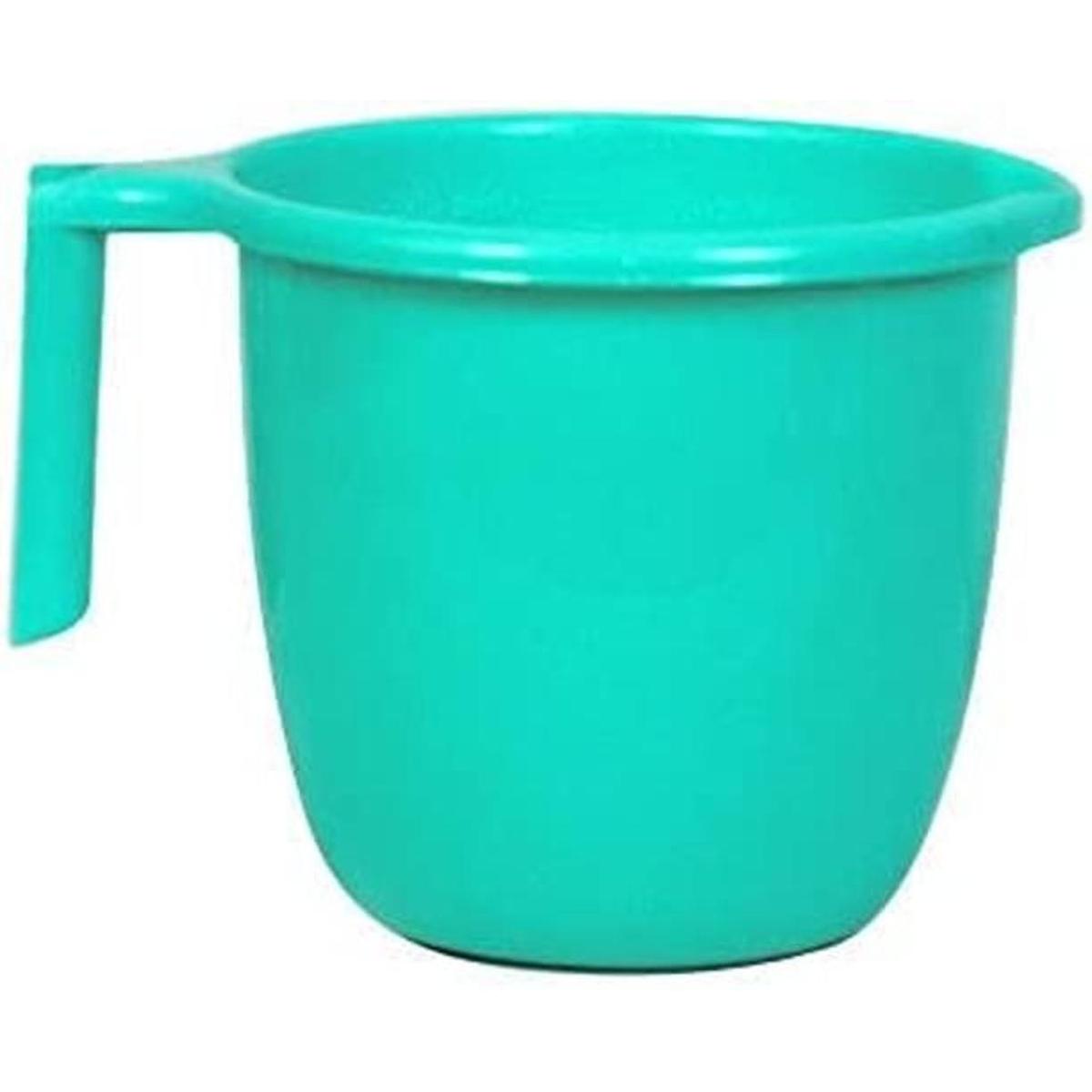 ATCUSA 1 taza de plástico para baño de baño taza de