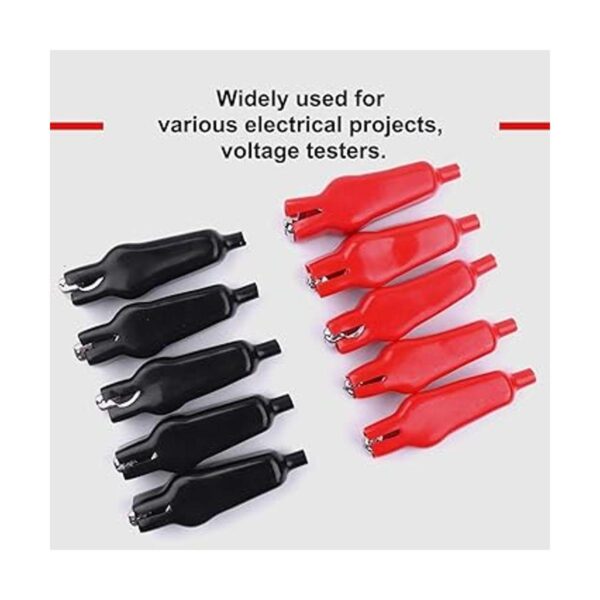 ATOPLEE 10 pares de clips de cocodrilo 20 A abrazadera