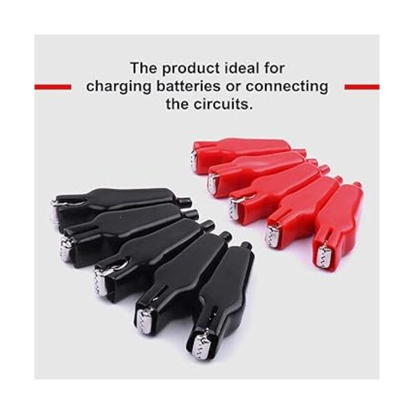 ATOPLEE 10 pares de clips de cocodrilo 20 A abrazadera