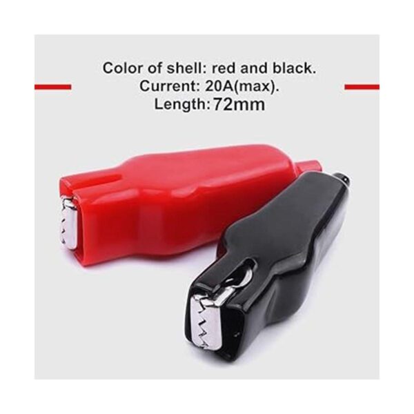 ATOPLEE 10 pares de clips de cocodrilo 20 A abrazadera