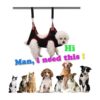 ATODJCX Hamaca de aseo para perros y mascotas bolsa de