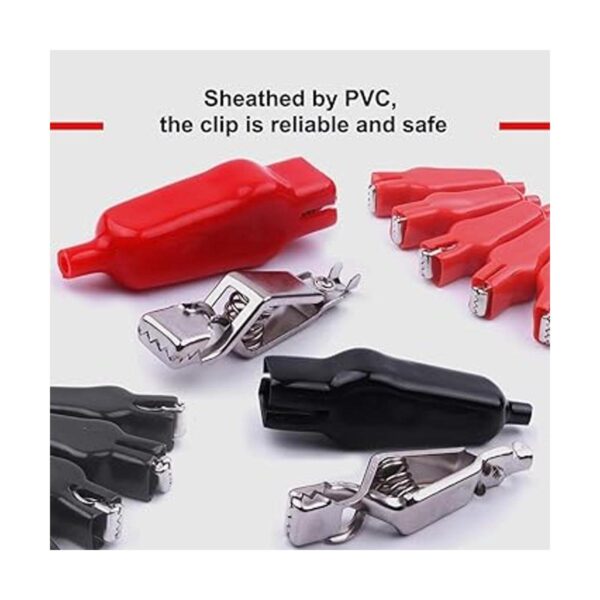 ATOPLEE 10 pares de clips de cocodrilo 20 A abrazadera