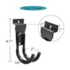 ATOOLA Ganchos Slatwall para garaje accesorios de