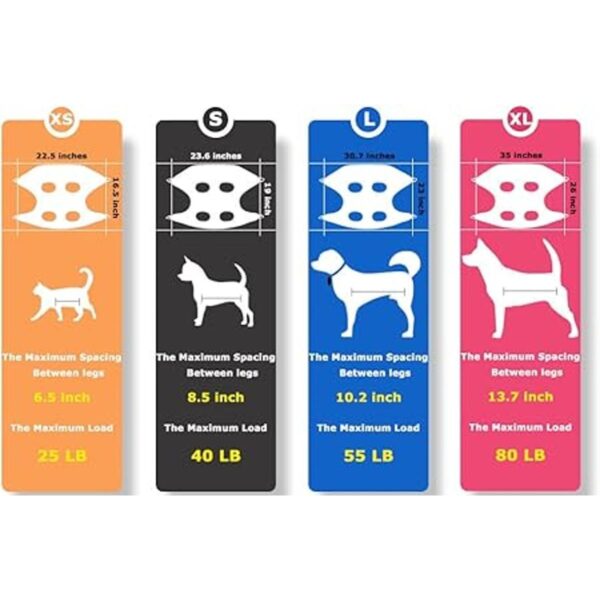ATODJCX Hamaca de aseo para perros y mascotas bolsa de