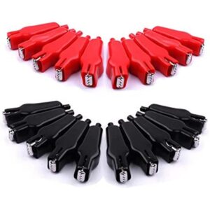 ATOPLEE 10 pares de clips de cocodrilo 20 A abrazadera