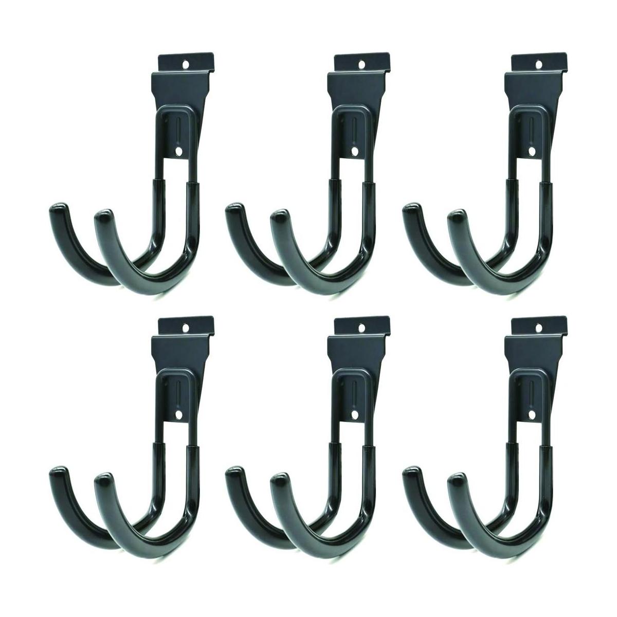 ATOOLA Slatwall Ganchos negros para pared ganchos y