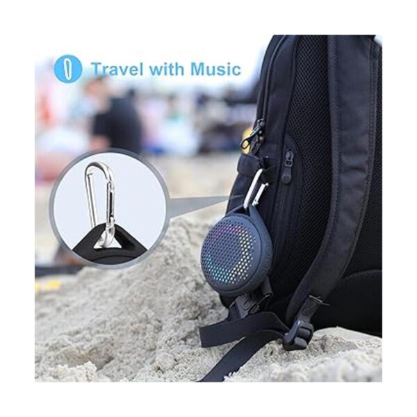 AVWOO Mini altavoz de ducha impermeabilidad IP67_6