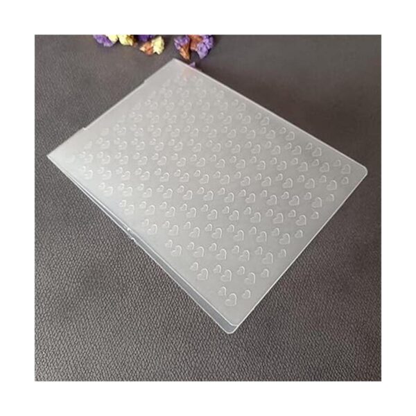 AZSG Carpetas de plástico con forma de corazón para hacer