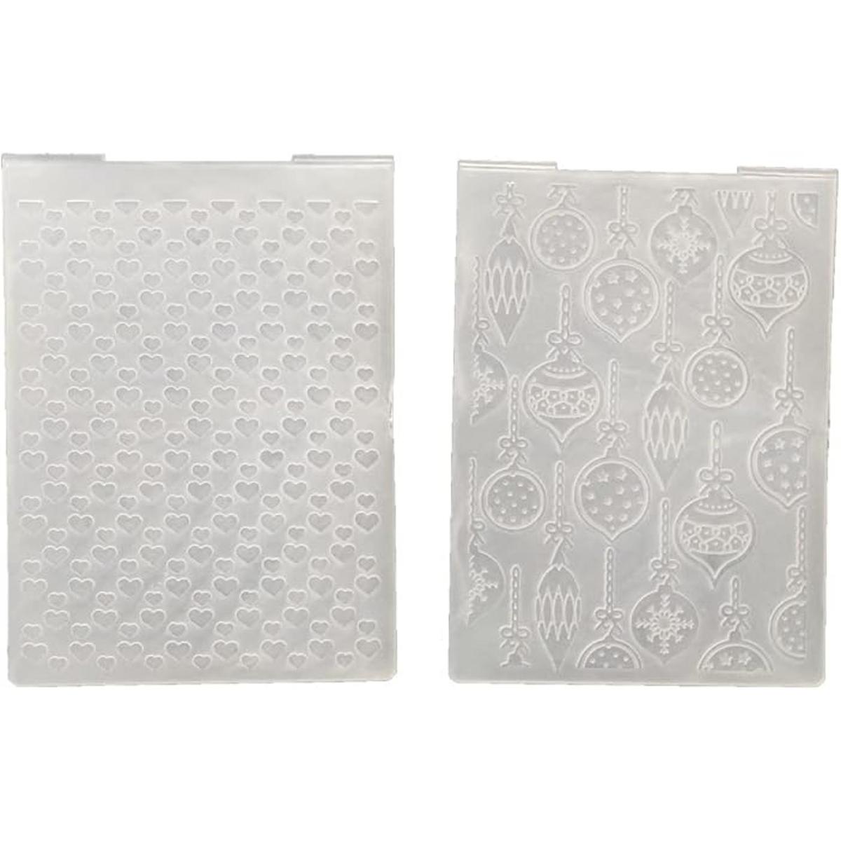 AZSG Carpetas de plástico con forma de corazón para hacer