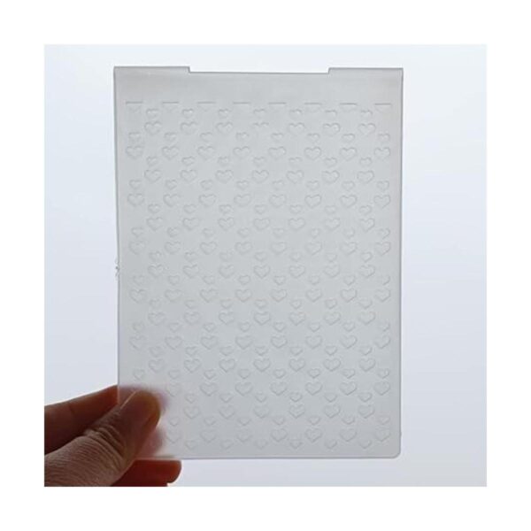 AZSG Carpetas de plástico con forma de corazón para hacer
