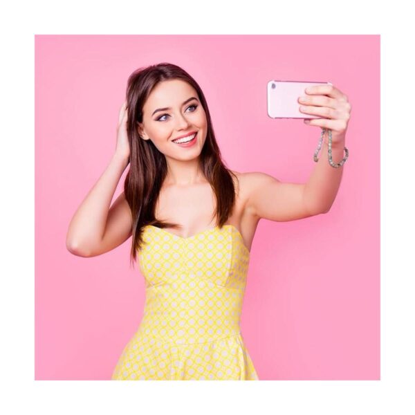 Abalorio para teléfono celular 4 unidades correa de