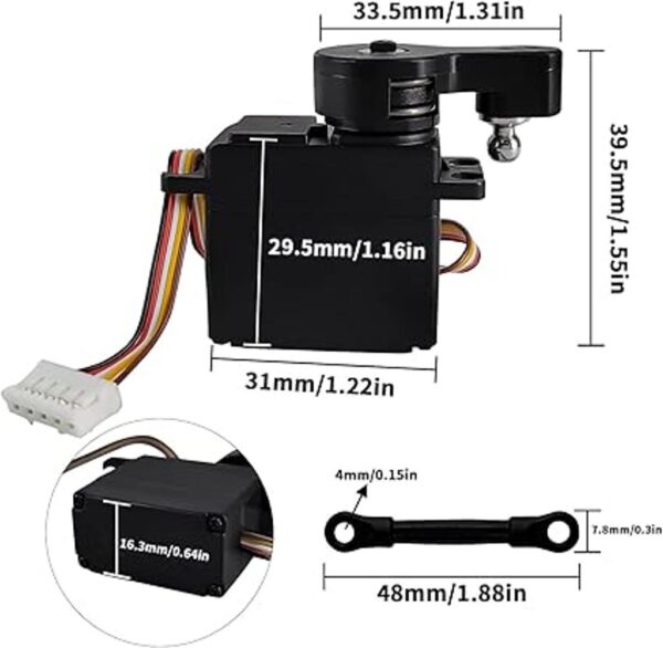 Abendor PX920021 4.9 lbs 5 líneas RC Digital Servo_3