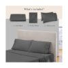 Abeero Home Juego de sábanas de tamaño matrimonial de alta_3