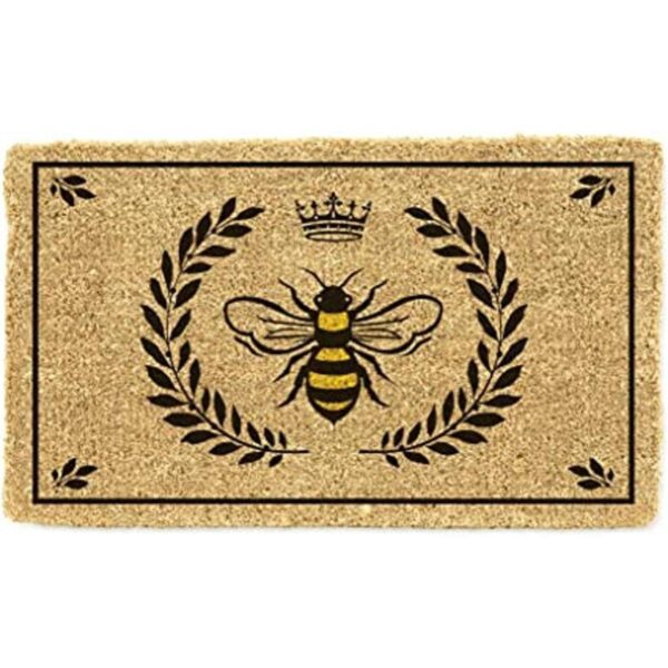 Abbott Felpudo de fibra de coco abeja material natural_1