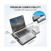 AboveTEK Escritorio portátil de regazo para laptop con_2